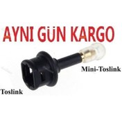 Resim Toslink To Mini Toslink Adaptör Çevirici Dönüştürücü 4430A Optik 