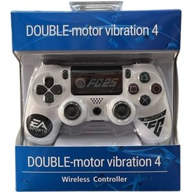 Resim GlrTech P4G Kablosuz Oyun Kolu Double Motor Titreşimli Şarj Edilebilir PS4 Uyumlu 