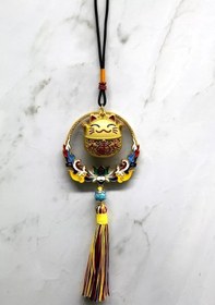 Resim Renkli Püsküllü Şans Kedisi Feng Shui Askılık Alk4452 Çok Renkli 94995759 