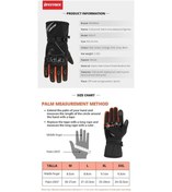 Resim Wholesale00 İronrıde Moto Eldiven Kırmızı - Soğuk Dayanıklı, Su Geçirmez Eldiven 