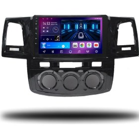 Resim Caros Toyota Hilux 2008-2015 Manuel Klima Uyumlu Android Multimedya 1gb Ram 16gb Hafıza 9" 