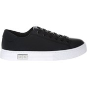 Resim Armani Exchange Siyah Kadın Deri Sneaker XDX027XCC14A120 