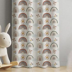 Resim AYShome Gökkuşağı Çocuk Odası Perdesi 140x270cm 