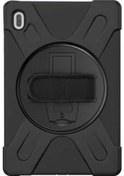 Resim Samsung Galaxy Uyumlu Tab S7 Fe T733 Kılıf Defender Tablet Tank Koruma Standlı Df3 