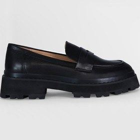 Resim Lufian Denıs Kadın Deri Ayakkabı Siyah Siyah 122230006100100 Siyah 