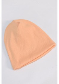 Resim Luess Çocuk Unisex Fitilli Kışlık Bere Açık Somon 