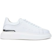 Resim Kemal Tanca Tamer Tanca Erkek Hakiki Deri Beyaz Sneakers & Spor Ayakkabı 