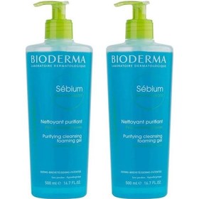 Resim Bioderma Sebium Foaming Karma ve Yağlı Ciltler İçin Temizleme Jeli 2 x 500 ML 