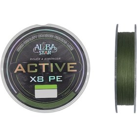 Resim Albastar Active 8x İp Misina L.green 0.14mm - 300m - 16.6kg 