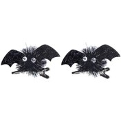 Resim Sones 1 Çift Cadılar Bayramı Yarasa Saç Tokası Çocuk Kostümü Başlığı Siyah 3+ 