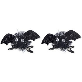 Resim Sones 1 Çift Cadılar Bayramı Yarasa Saç Tokası Çocuk Kostümü Başlığı Siyah 3+ 