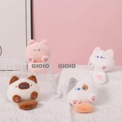 Resim Silver1 Iyi Şanslar Bebek Sevimli Karikatür Peluş Bebek Çanta Kolye Kız Öğrenci Bebek Asılı Anahtar (Yurt Dışından) 