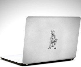 Resim Gollum Minimal Laptop Sticker 13 İnch (34X24CM) 