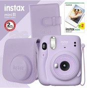 Resim Fujifilm Instax Mini 11 Lila Fotoğraf Makinesi Ve Kare Albümlü Hediye Seti 11 