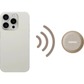 Resim Momax Vibe Go Manyetik Taşınabilir Kablosuz Hoparlör Desert Titanyum Suya Dayanıklı 3 W Güç 