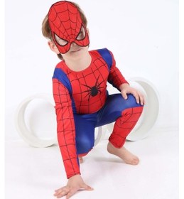 Resim Spiderman Örümcek Adam Çocuk Kostümü Çok Renkli 