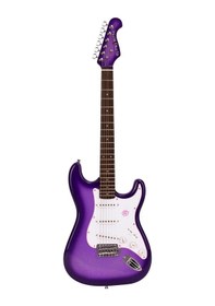 Resim Valencia Gypsy Rose Gre1kcpp Elektro Gitar Seti Mor - Tek Manyetik Basitleştirilmiş - Simli Mor - Yeni Başlayanlara 