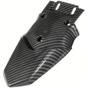 Resim Dashanshop Karbon Desenli Kısa Siyah Talaria Sting X3 Model 4 5 Elektrikli Dirt Bike Çamurluk Koruyucu 