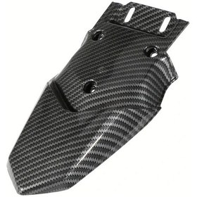 Resim Dashanshop Karbon Desenli Kısa Siyah Talaria Sting X3 Model 4 5 Elektrikli Dirt Bike Çamurluk Koruyucu 