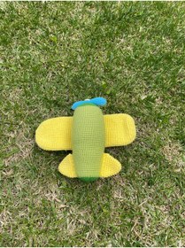 Resim Innovate Store Amigurumi Tatlı Uçak Oyuncak El Örmesi Bebek ve Çocuklar için Sağlıklı Oyuncak 