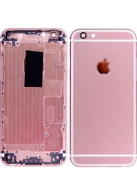 Resim Apple Uyumlu iPhone 6S Boş Kasa Rose Gold (Bakır Renk) Tam 