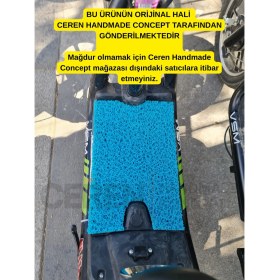Resim Volta Vsm Uyumlu Turkuaz Pvc Kıvırcık Paspas, Vsm Koruyucu Turkuaz Pvc Kıvırcık Paspas, Vsm Paspas 