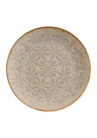 Resim Sand Vintage 18 Parça 6 Kişilik Porselen Yemek Seti Kahverengi 