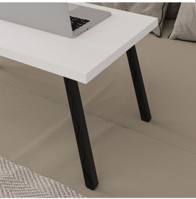 Resim Katlanır Laptop Çalışma Masası-laptopmasa01-beyaz Beyaz 