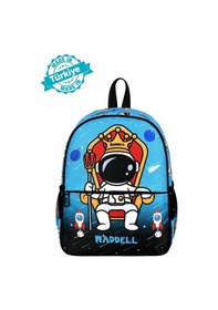 Resim Astronot Desenli Anaokulu Kreş Sırt Çantası 24112 Çok Renkli 