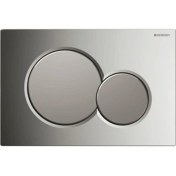 Resim Geberit SIGMA01 115.770.KA.5 Kumanda Kapağı, Çift BasmalI Parlak/mat Krom 