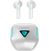 Resim Wezone Lenovo Gt132 Beyaz Bluetooth Kulaklık - Bt5.3, 10-15m Aktarım, 1-2 Saat Şarj Süresi 