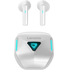 Resim Wezone Lenovo Gt132 Beyaz Bluetooth Kulaklık - Bt5.3, 10-15m Aktarım, 1-2 Saat Şarj Süresi 