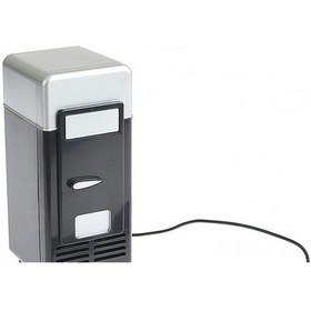 Resim Yaozixa Usb Mini Buzdolabı: Soğutma-ısıtma Fonksiyonu, Kablolu Kontrol, Siyah, 19.4x9x9 Cm - Ev Kullanıma Uygun 