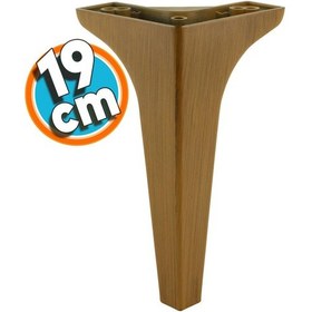 Resim Mobilya Kanepe Çekyat Sehpa Tv Ünitesi Koltuk Ayağı 19 Cm Koyu Kahverengi Baza Ayak 