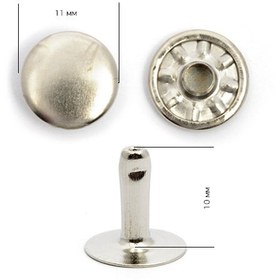 Resim 11mm Tek Rivet / Aparatsız (100 veya 1000 adet paketlerde ) - Nikel / 100 adet 
