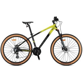 Resim Kron Xc 150 27.5 Jant Dağ Bisikleti Shimano Cues 1x9 Hidrolik Disk Fren Alüminyum Kadro 38cm Siyah - Sarı 