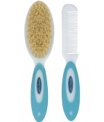 Resim Sevi Bebe Naturel Fırça Tarak Seti Mavi 