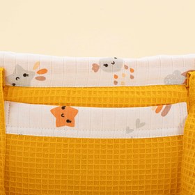 Resim Bebek Bakım Çantası - Hardal Petek - Turuncu Gökkuşağı 