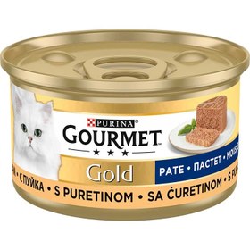 Resim Purina Gourmet Gold Hindili Kedi Yaş Mama 85 G 