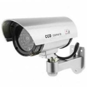 Resim FırsatVar Ikaz Işıklı Sahte Güvenlik Kamerası Hırsız Caydırıcı Yapay Pilli Kamera Dış Mekan Koruyucu 