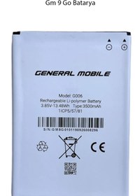 Resim Genel Markalar Genneral Mobile Gm9 Go Batarya Pil 3500 Mah 