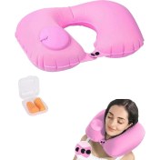 Resim Ecrou Boyun Yastığı Pembe 