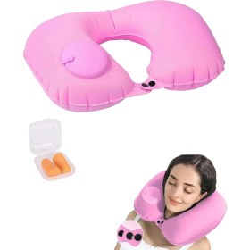 Resim Ecrou Boyun Yastığı Pembe 