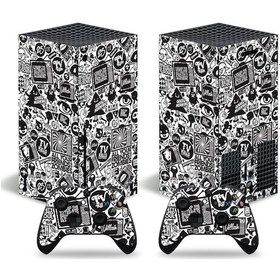 Resim Aircraft Jzcat Microsoft Xbox Serisi S Çıkartması İçin Oyun Konsolu Tam Sarma Çıkartması -34 