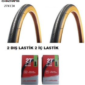 Resim Chaoyang 27X1 1/4 (32-630) İç Dış Lastik Seti (2 Dış + 2 İç) 