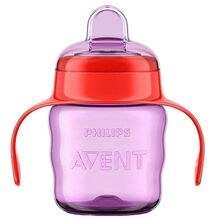 Resim Avent Alıştırma Bardağı 6+ Ay 200ml - Pembe 