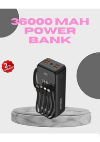 Resim Yüksek Kapasiteli Powerbank Hızlı Şarj Ve Kablosuz Destekli renkli 