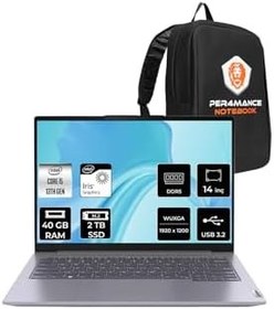 Resim LENOVO ThinkBook 14 i5 1335U 40GB 2TB SSD 14'' FHD+ FDOS Taşınabilir Bilgisayar & Per4 ÇANTA 