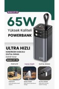 Resim Kensa 20.000mAh Hızlı şarj Powerbank 65W Çift Çıkışlı (USB & Type-C), LED Ekranlı, Powerbank 