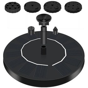 Resim Konesam Güneş Enerjili Küçük Sularüstü Fenerli Fonten, 16cm Çaplı Bahçe Havuzu Ve Courtyard Dekoratif Su Özelliği 